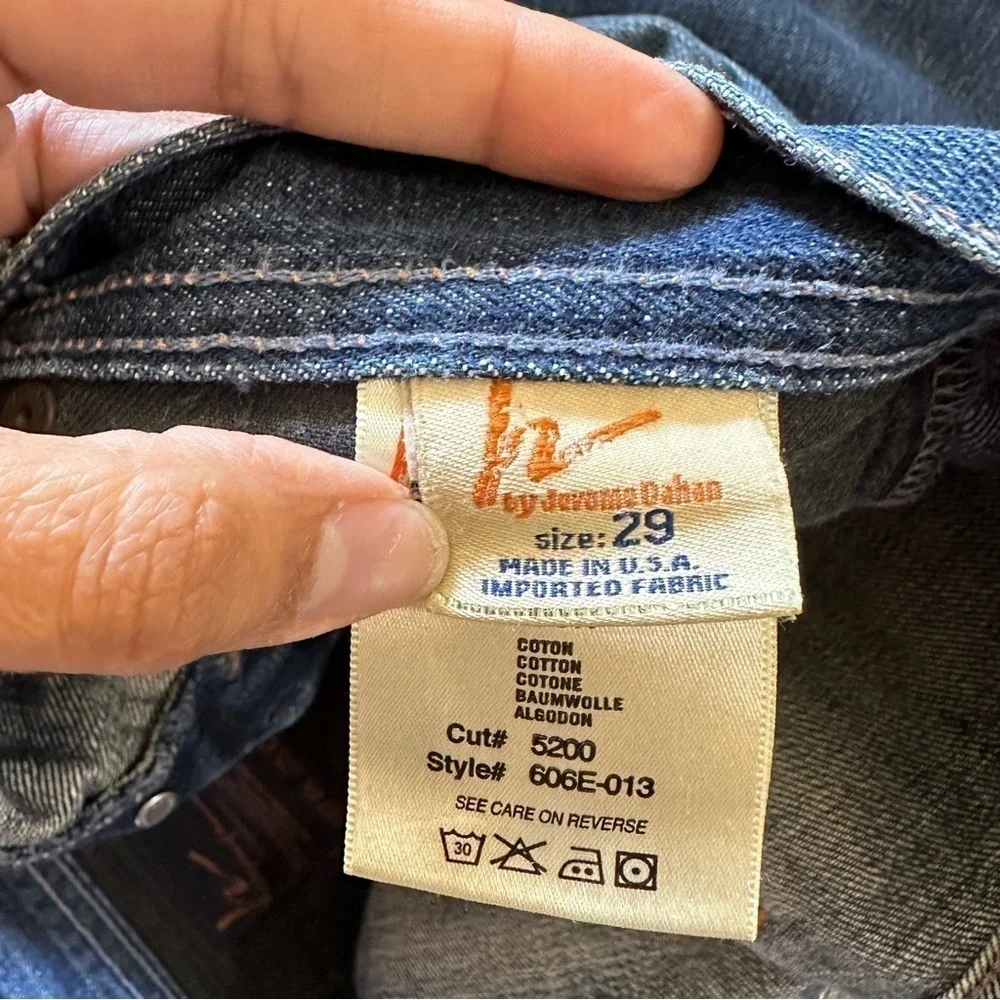Citizens of Humanity Men's Evans Relaxed Button Fly Jeans Style Waist 31” approx